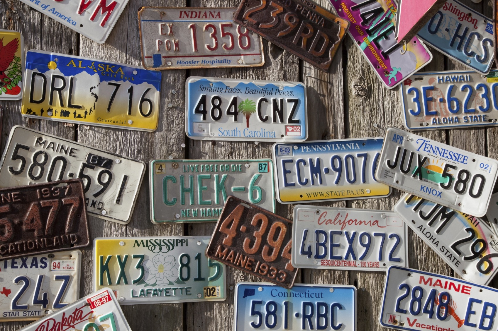 personalised number plate