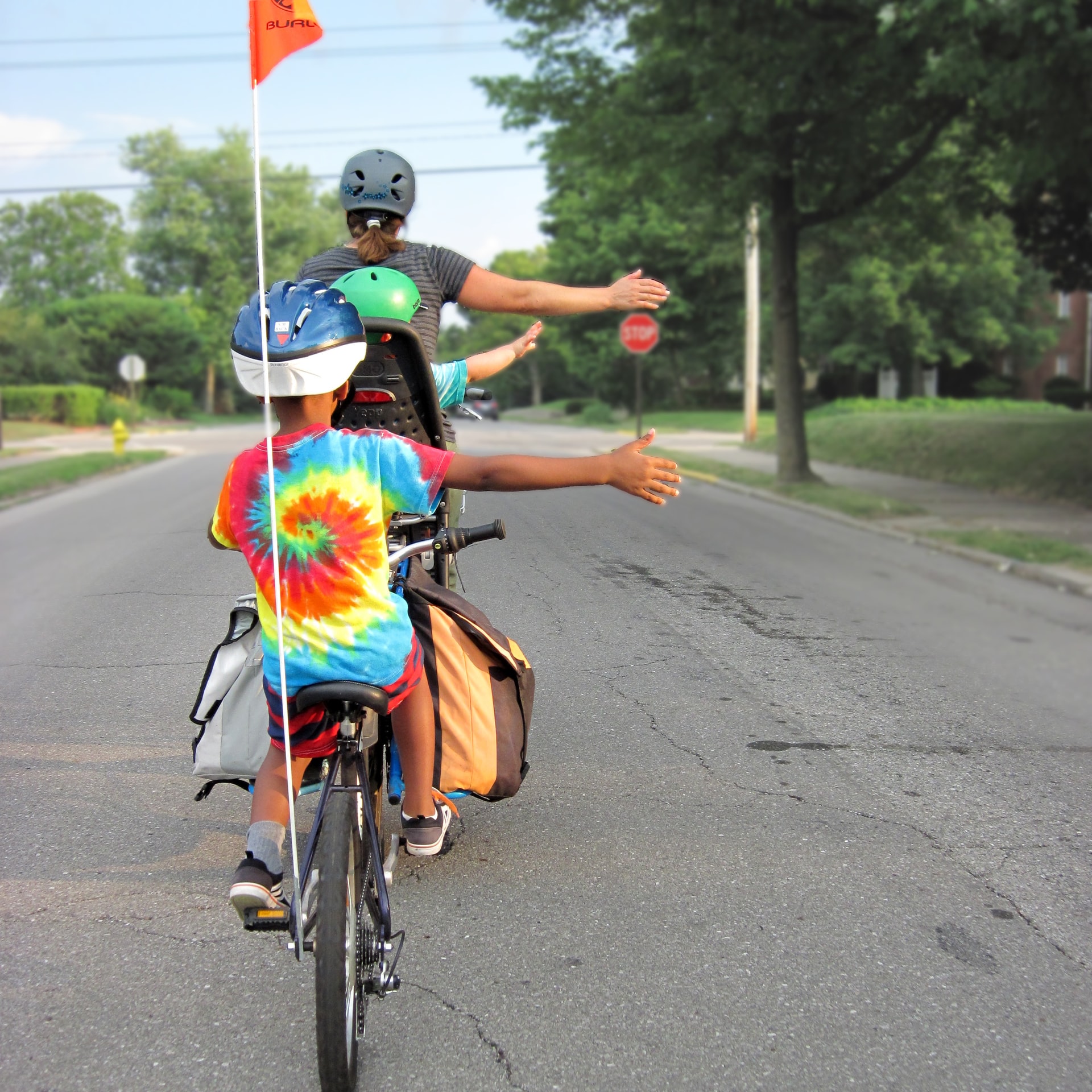 cycling trip with children