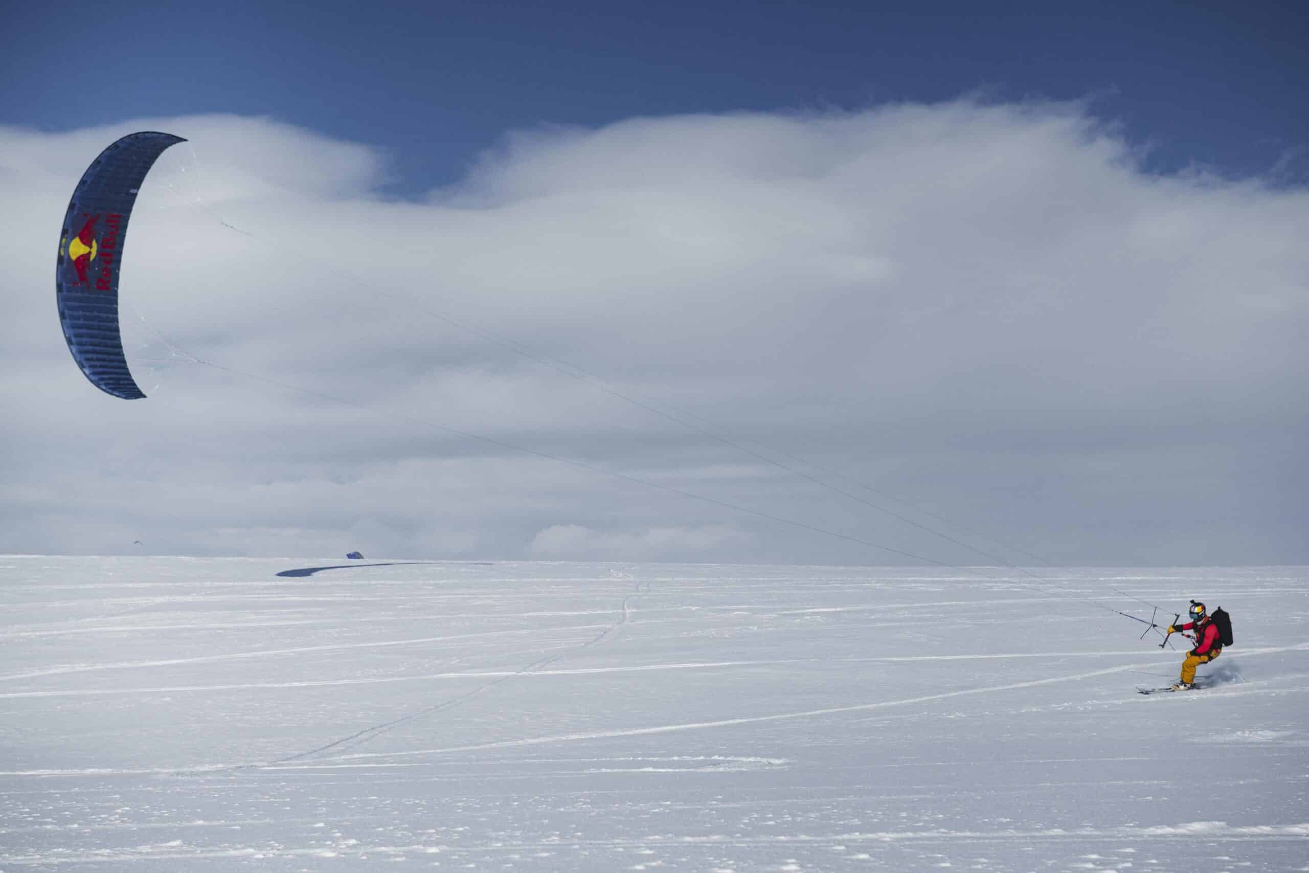 Snowkiting in Norway